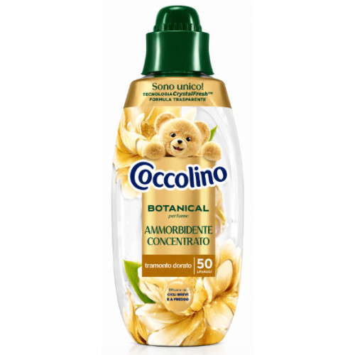 Парфумований еліксир для білизни Coccolino Botanicals «Золотий захід», 50 прань, 750 мл